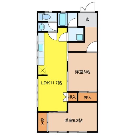 上西郷杉山様アパートの物件間取画像